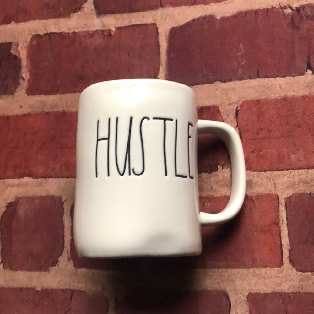 Rae Dunn Hustle Coffee Mug